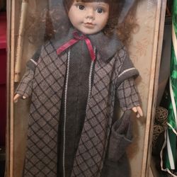 Collector's Choice Limited Edition Genuine Fine Bisque Porcelain Doll