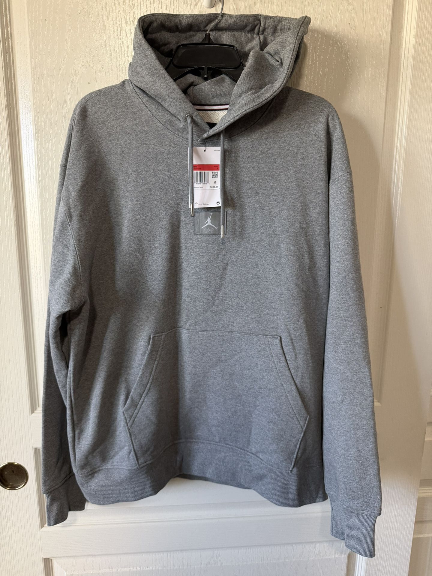 Nike Jordan Flight Essentials Fleece Hoodie Sweater Sweatshirt Men's Large New