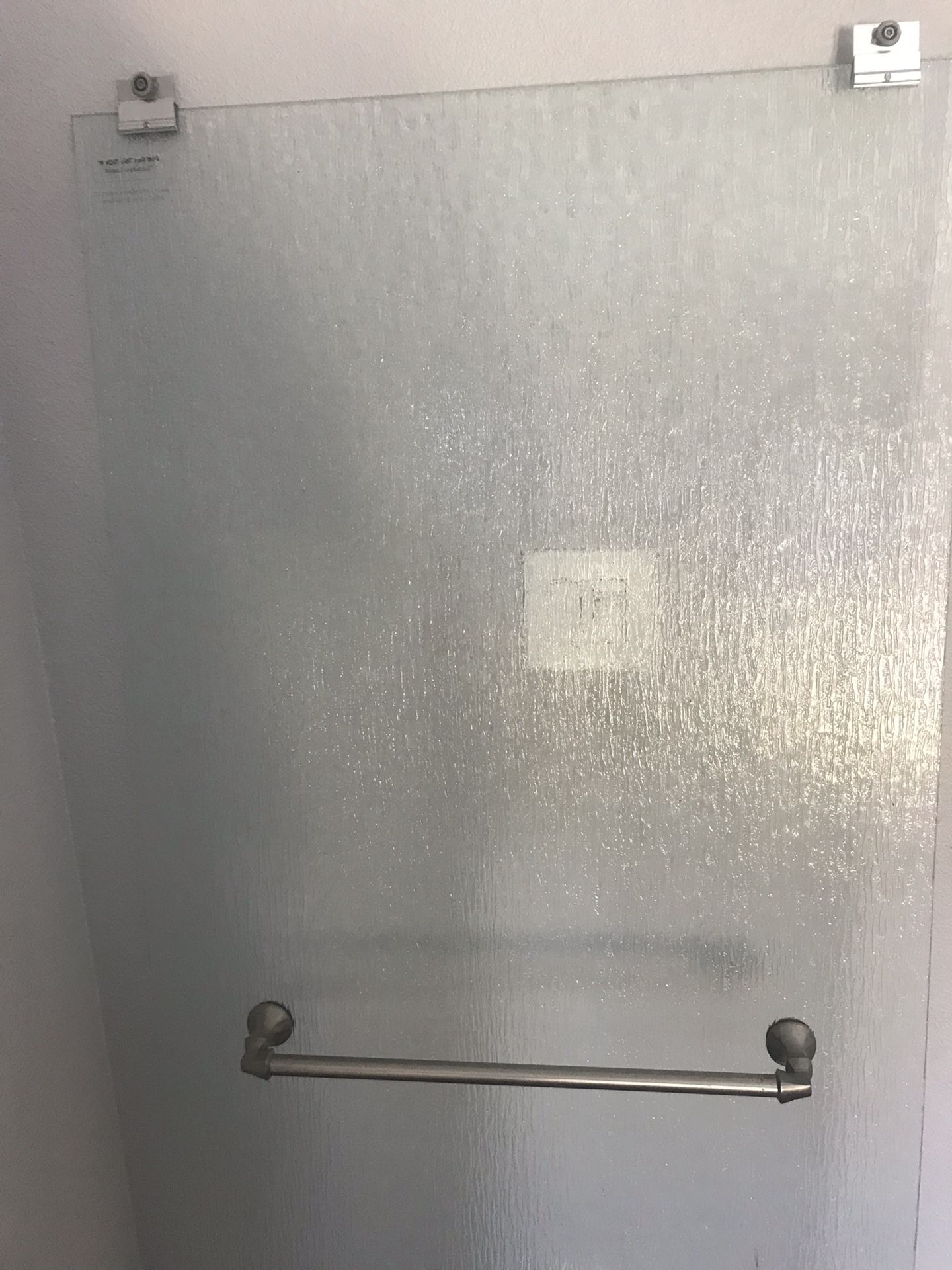 Glass shower door