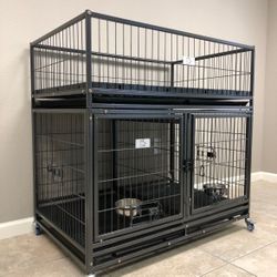 Brand New 43” Kennel W/ Whelping Top