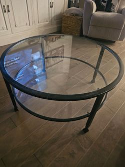 Coffee Table 36" ROUND Glass
