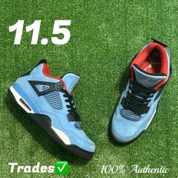 Size 11.5 Air Jordan 4 Retro “Travis Scott Cactus Jack” 🌵 