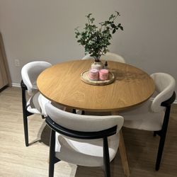 Wooden Dining Table For 4 