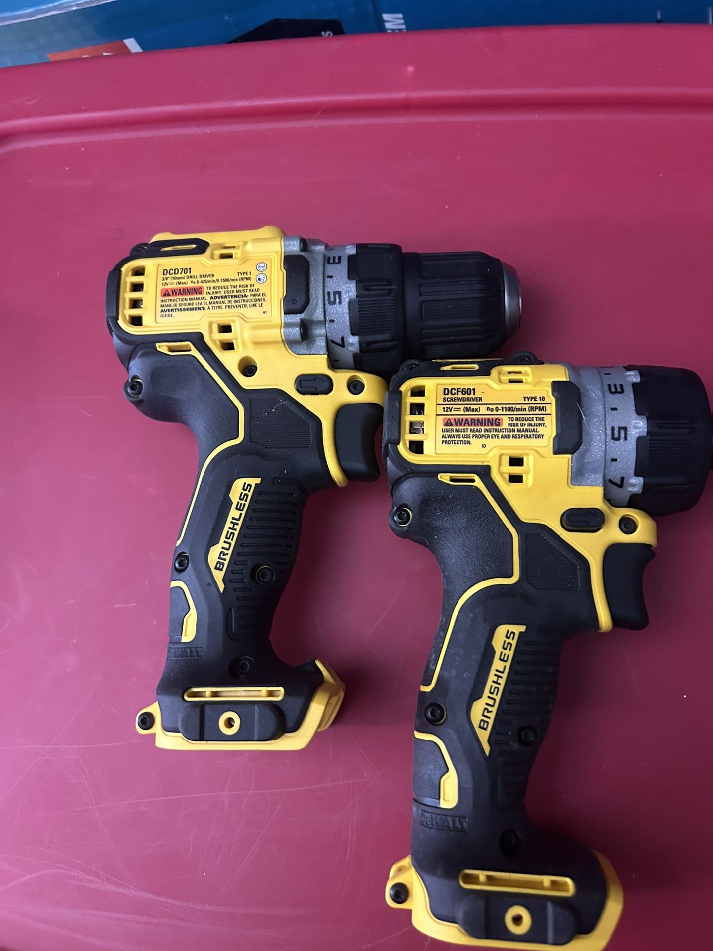 12 v impact and drill dewalt