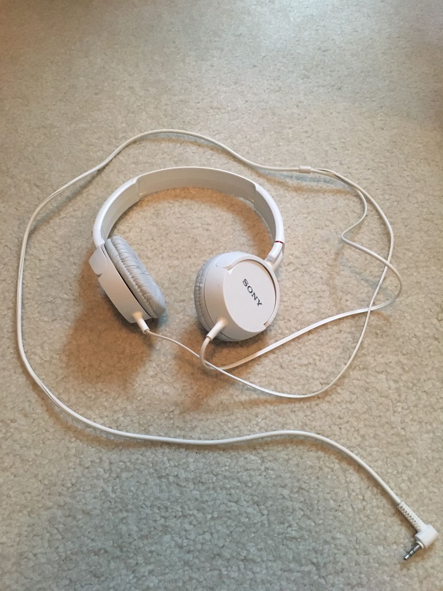 Sony White Headphones