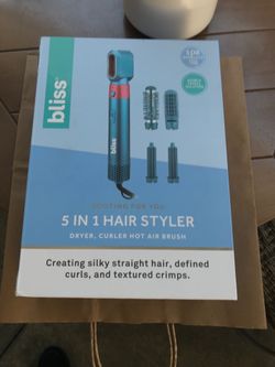 New bliss 5 in 1 hair styler