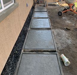Patio Concrete Stone Blocks 