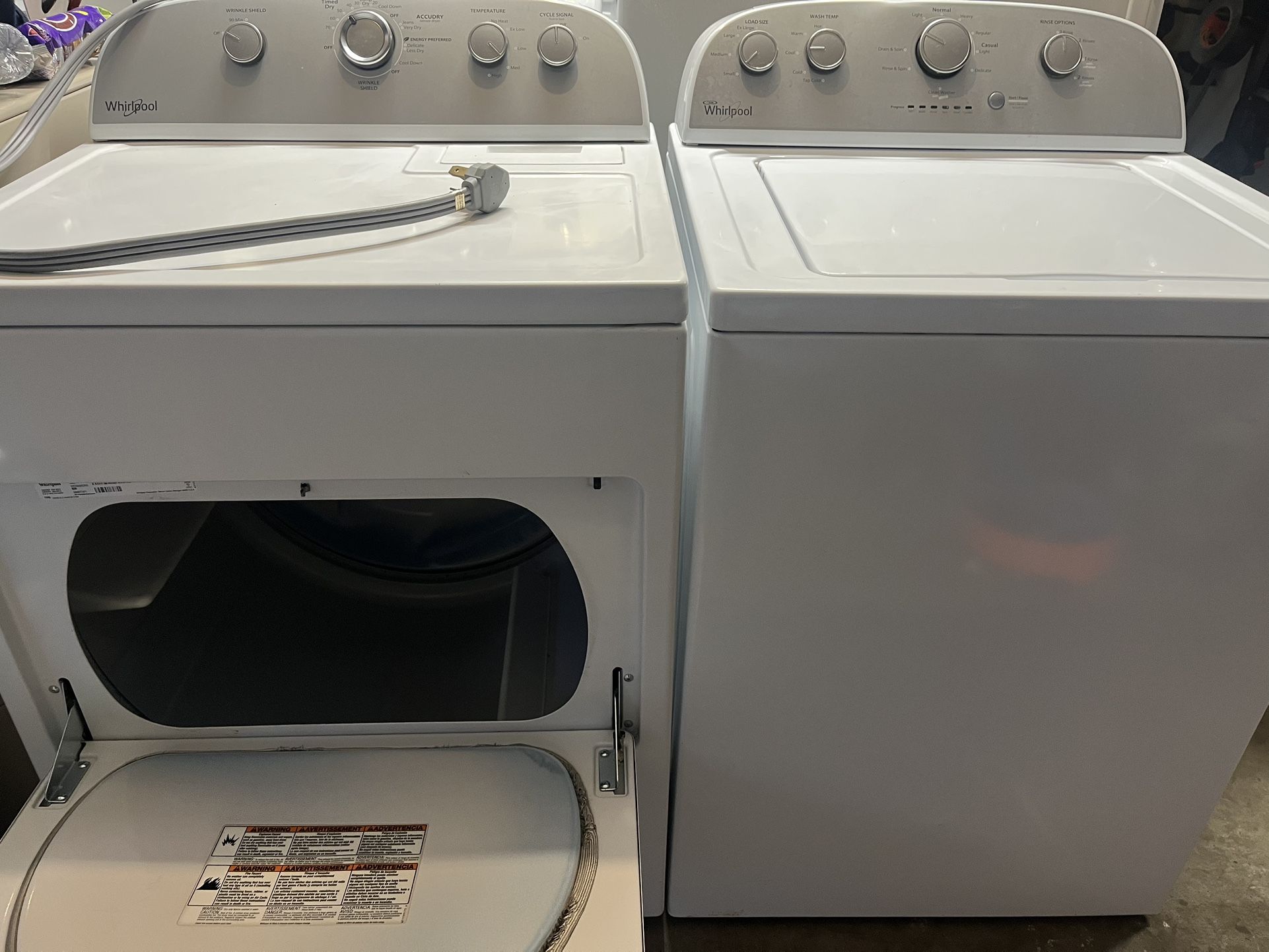 Washer And Dryer