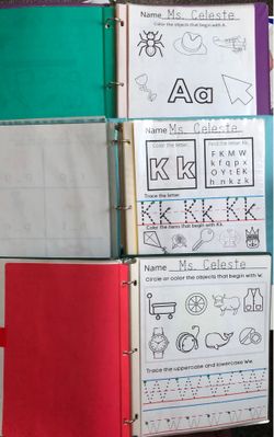 Phonics worksheets for Pre-k/K