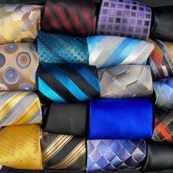 23 Assorted ties (Silk And Poly/blend)