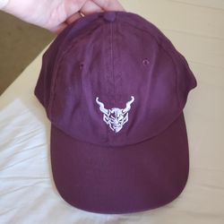 Stone Brewing Company Burgundy Embroidered Hat with Adjustable Strap