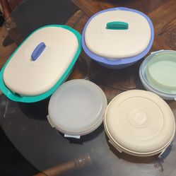 Tupperware storage containers