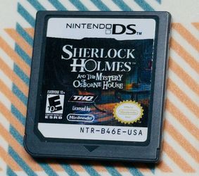 Sherlock Holmes and the Mystery of Osborne House (Nintendo DS 2011) Game Only G5