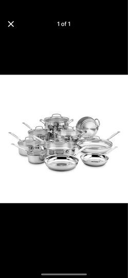 Cuisinart 17 piece stainless cookware set BRAND NEW