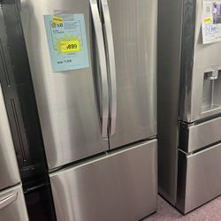 Refrigerator, LG New Open Box  33” W 21 Cu.ft Fridge 
