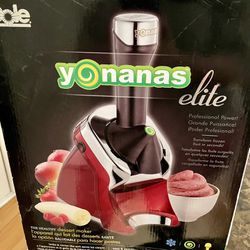 New In Box Yonanas Elite Frozen Fruit Dessert Maker