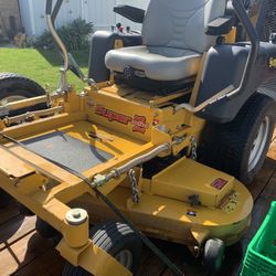 Hustler super Z Mini 52” Zero turn mower W/ Powered Bagger