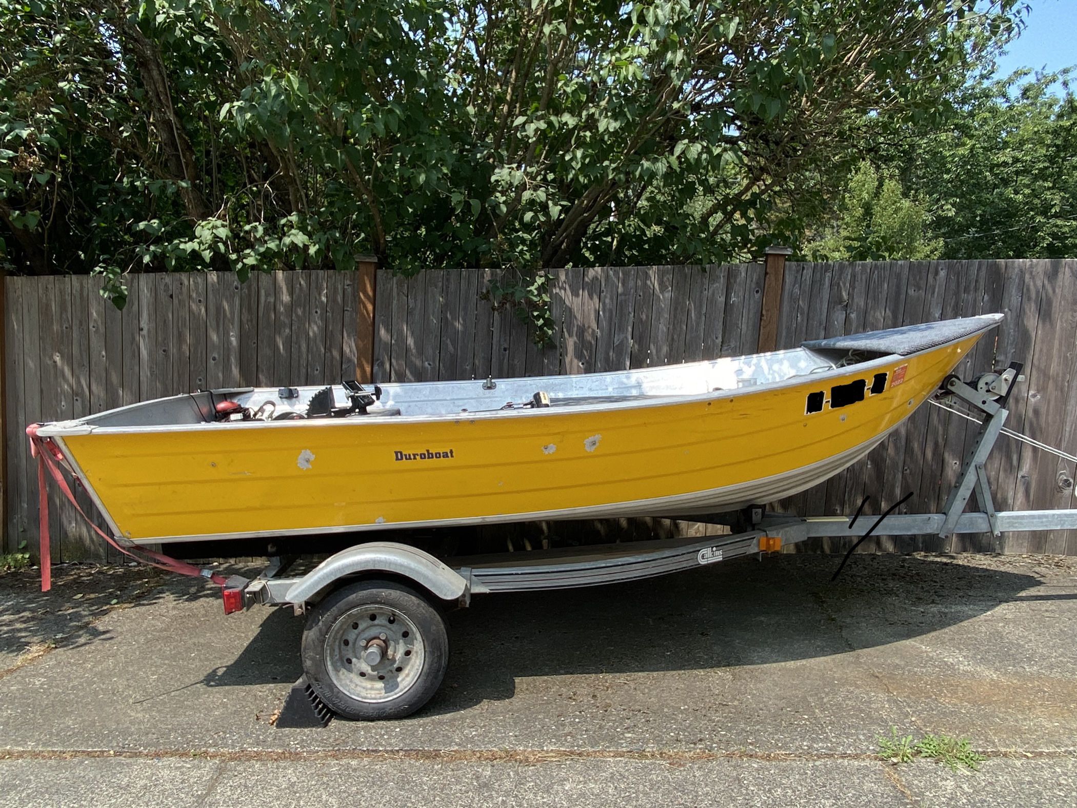 12 ft Aluminum boat: Duroboat