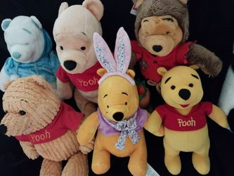 Winnie the Pooh Bears 12"-14" Mint