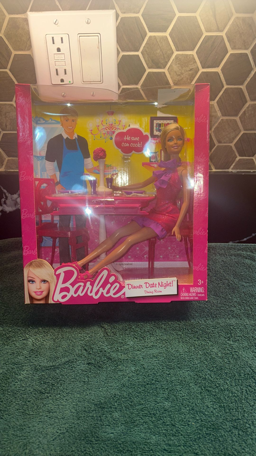 Barbie Doll. Dinner Date Night Dining Room 2012. New In the Box