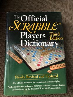 Hardcover Scrabble Players Dictionary