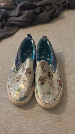 Women’s size 8 Pixar slip on shoes