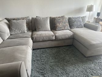 127" 2 Piece U-Shaped Sectional Sofa with Right Arm Facing Sofa Chaise