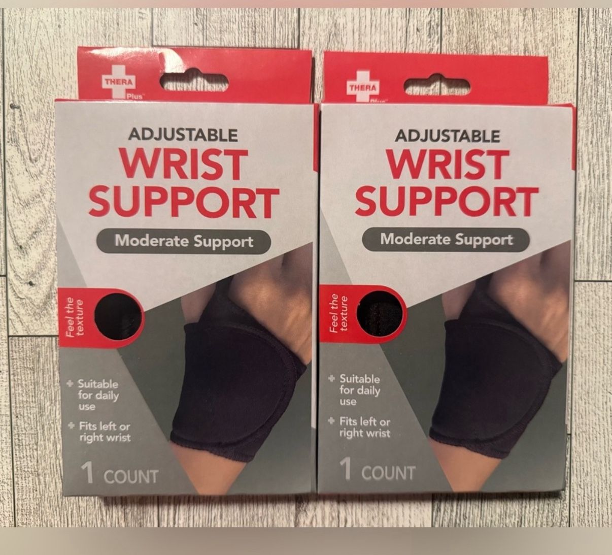 Lot Of 2 Adjustable Wrist Moderate Support (Ship Only) 