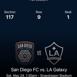 San Diego FC vs LA Galaxy 1:30pm