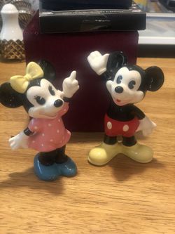 Vintage Disney Japan Mickey & Minnie Mouse 