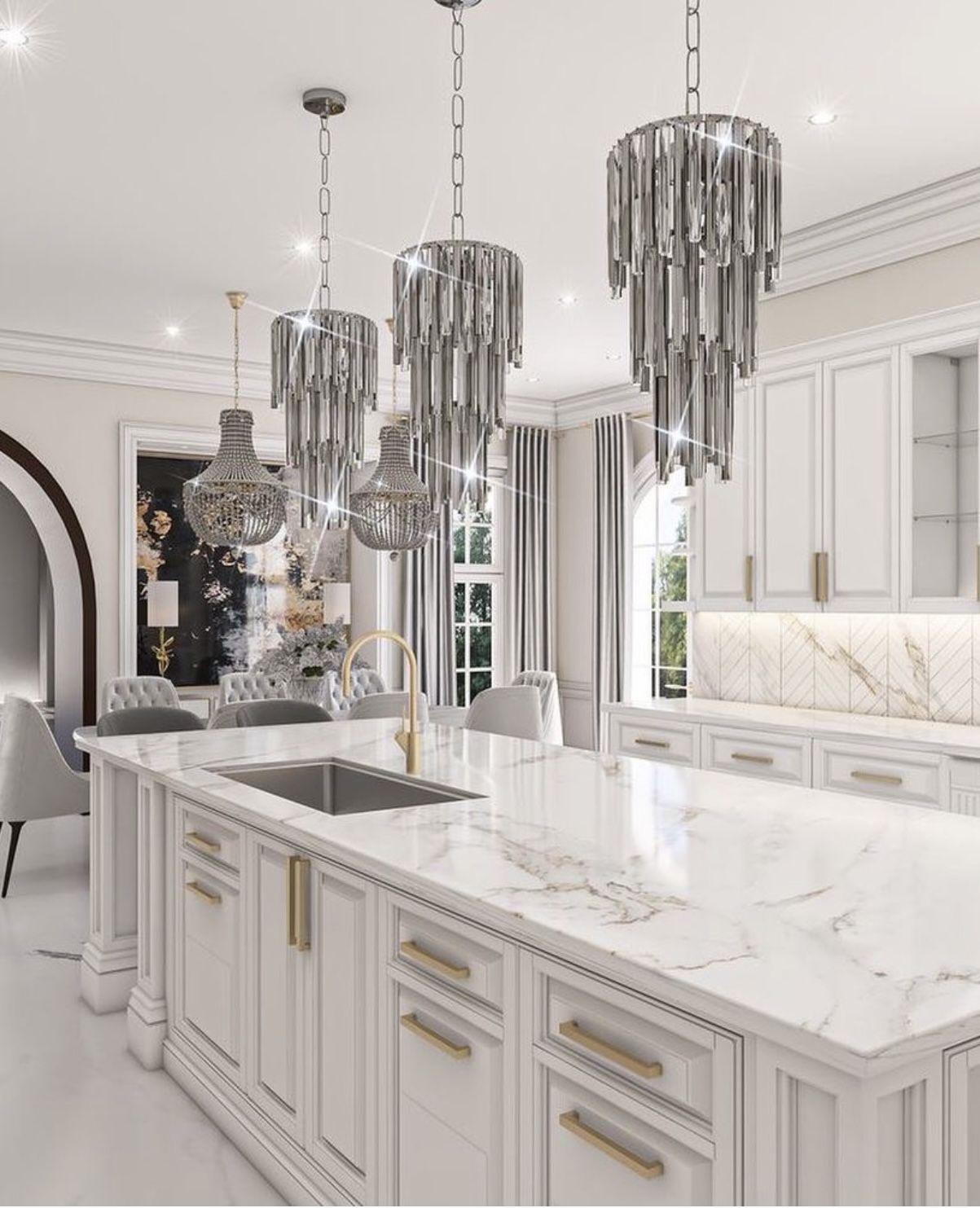 Zgallerie Led Chandeliers Ellis