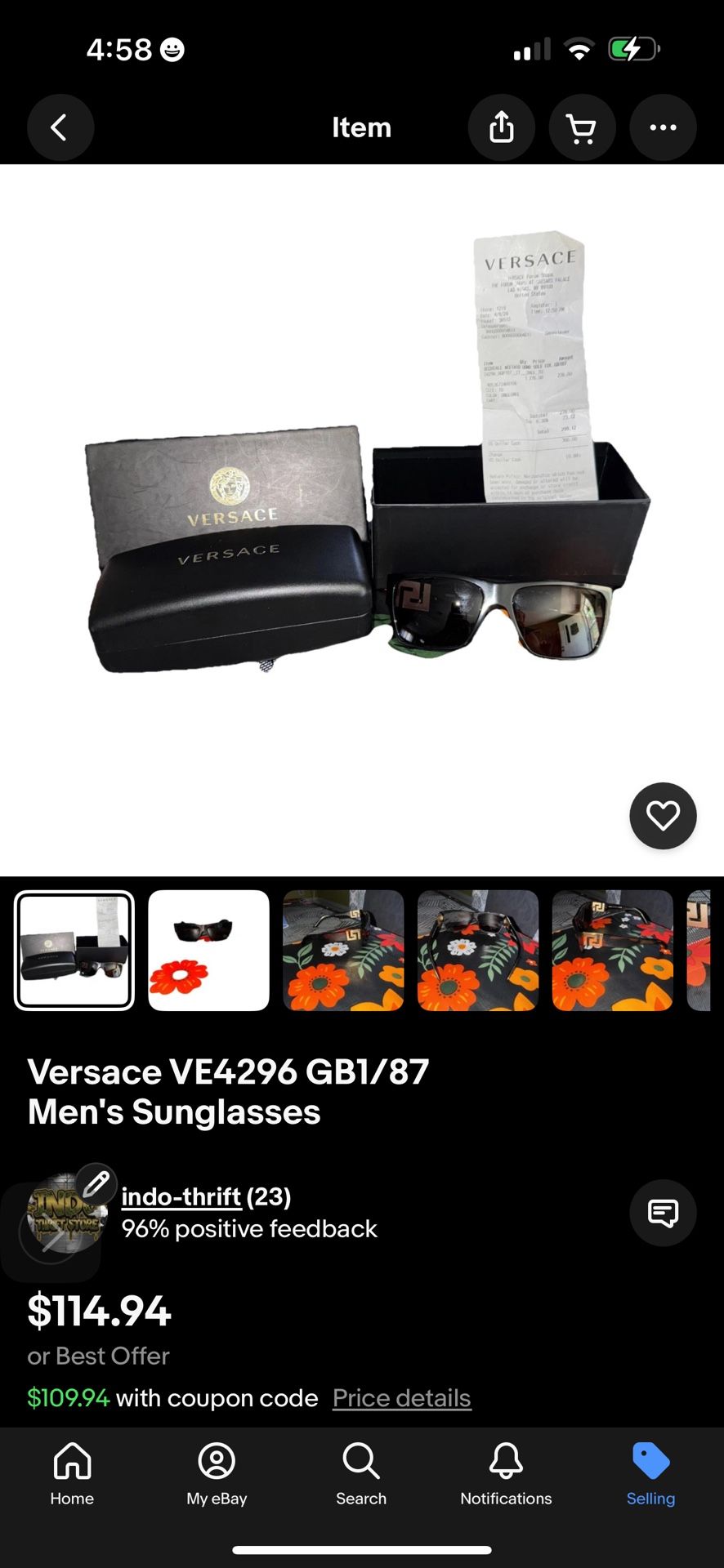 Versace Sunglasses