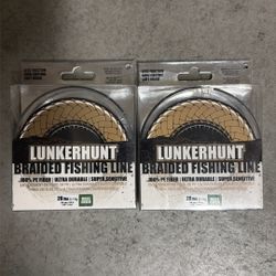 LUNKERHUNT Premium Braided Fishing Line (20 Lbs, 150 Yards)