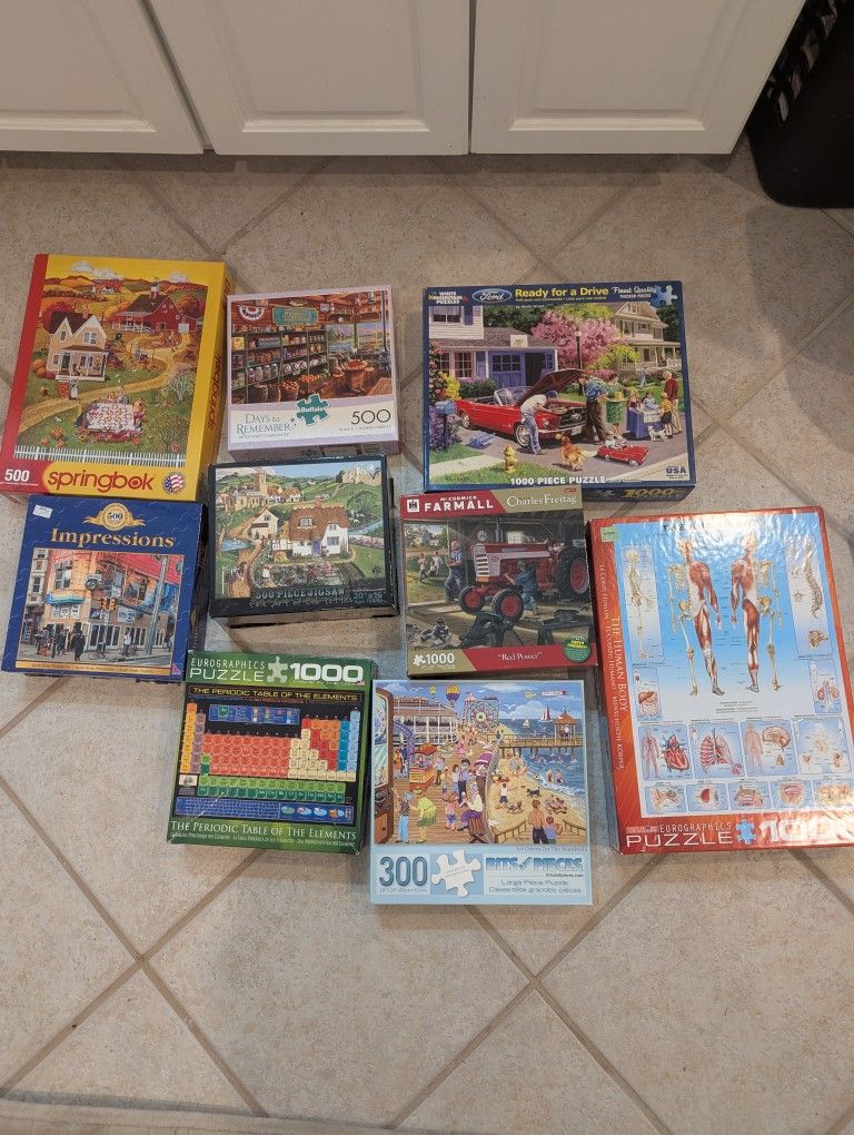 Variety Of Puzzles Mostly Used