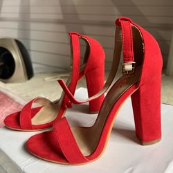 NEW Women's 4 Inches Block High Heels Sandal ( Size 6)