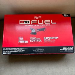 Milwaukee M18 FUEL 4-1/2" / 5" Variable Speed Braking Grinder