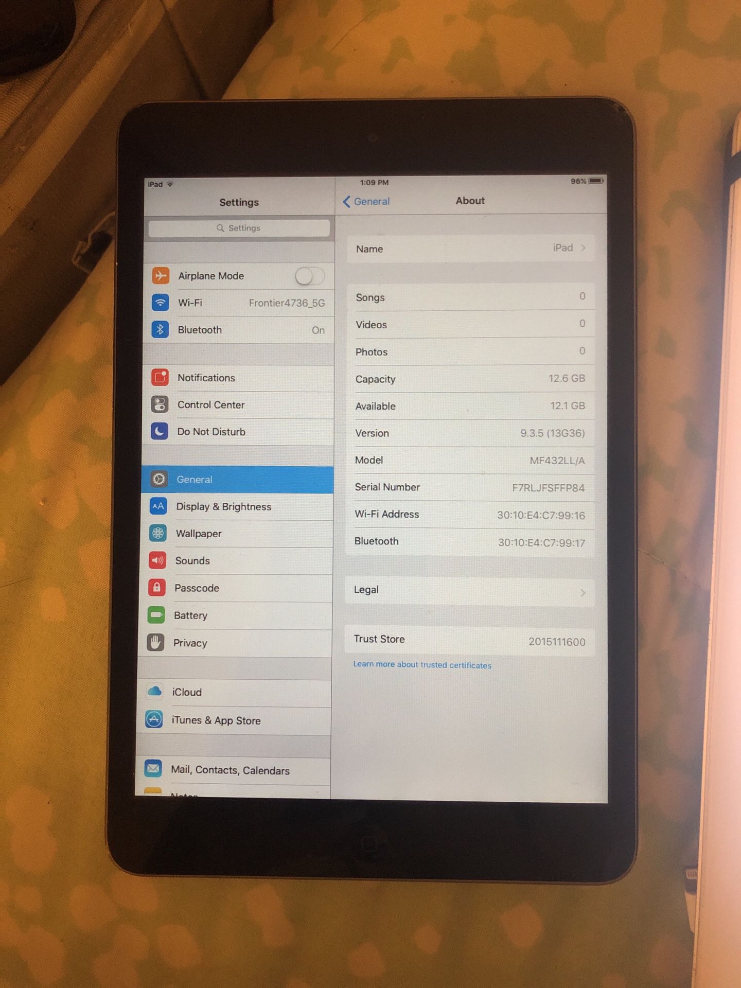 iPad mini 1 16GB, 1st generation