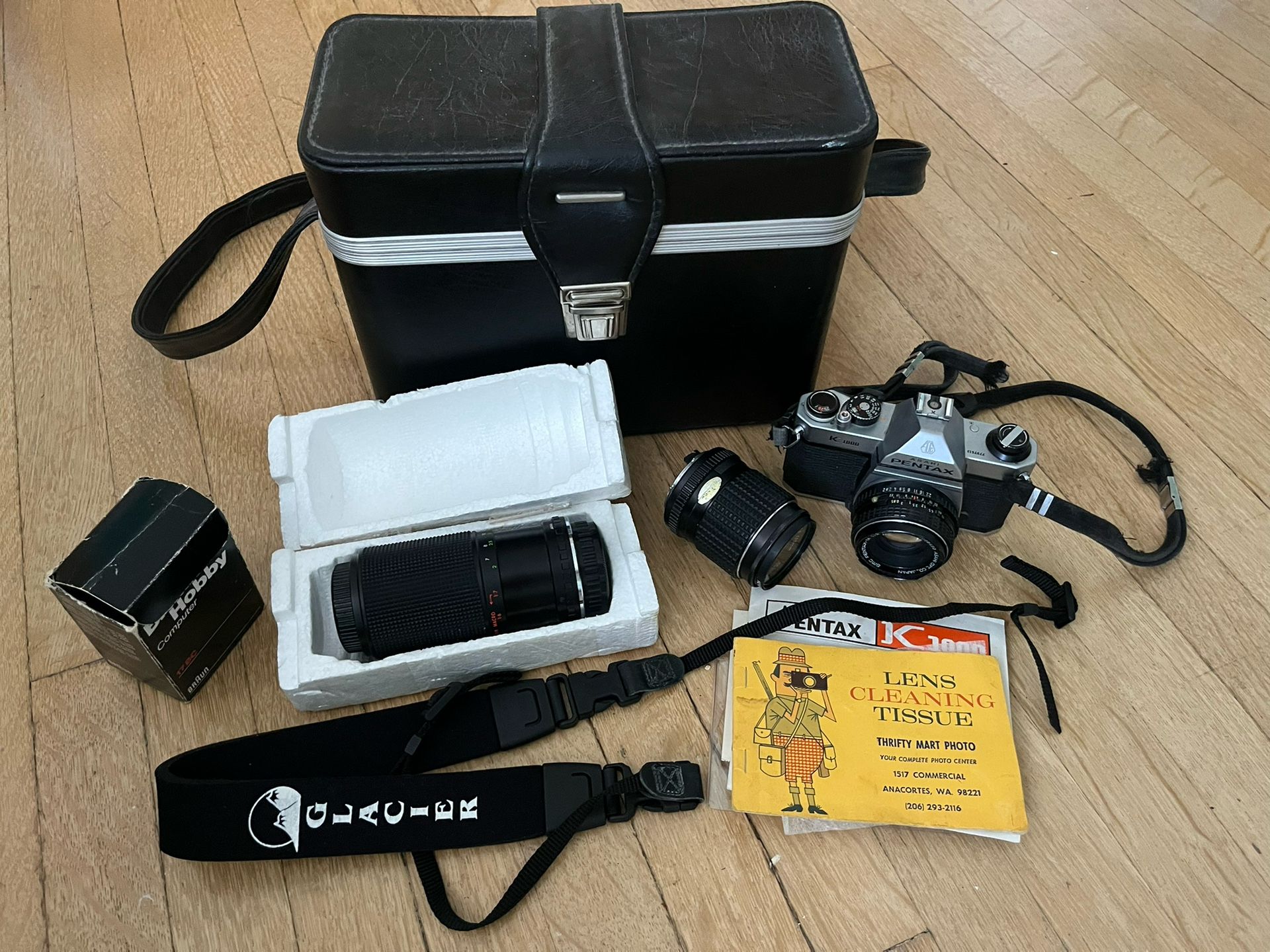Pentax K1000 & Accessories