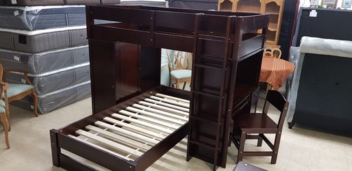 New Loft BunkBed with desk