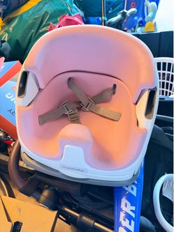 Ingenuity Pink Baby Base 2in1 Booster Seat