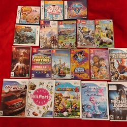 TRADE NINTENDO switch 3DS DS WII Video Games Tested 