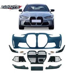 M4 Style Front Bumper Cover Kit For 2020-2024 BMW 4 Series G22 G23