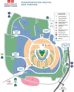 Dodgers parking pass Wednesday