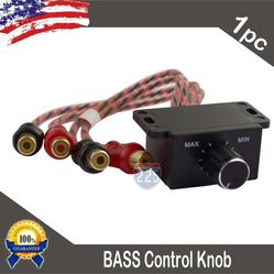 Universal Car Audio Amplifier Bass Boost RCA Level Remote Volume Control Knob US