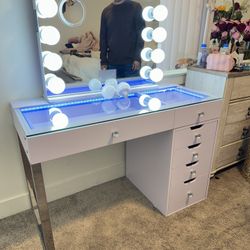 Vanity With Bluetooth Mirror
