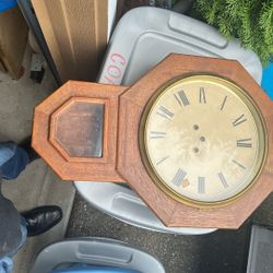 Old German “Schoolhouse “ Clock for Parts