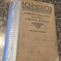 School History of the United State 1897 hardcover spine is damaged