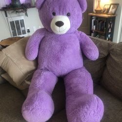 Giant Purple Teddy Bear