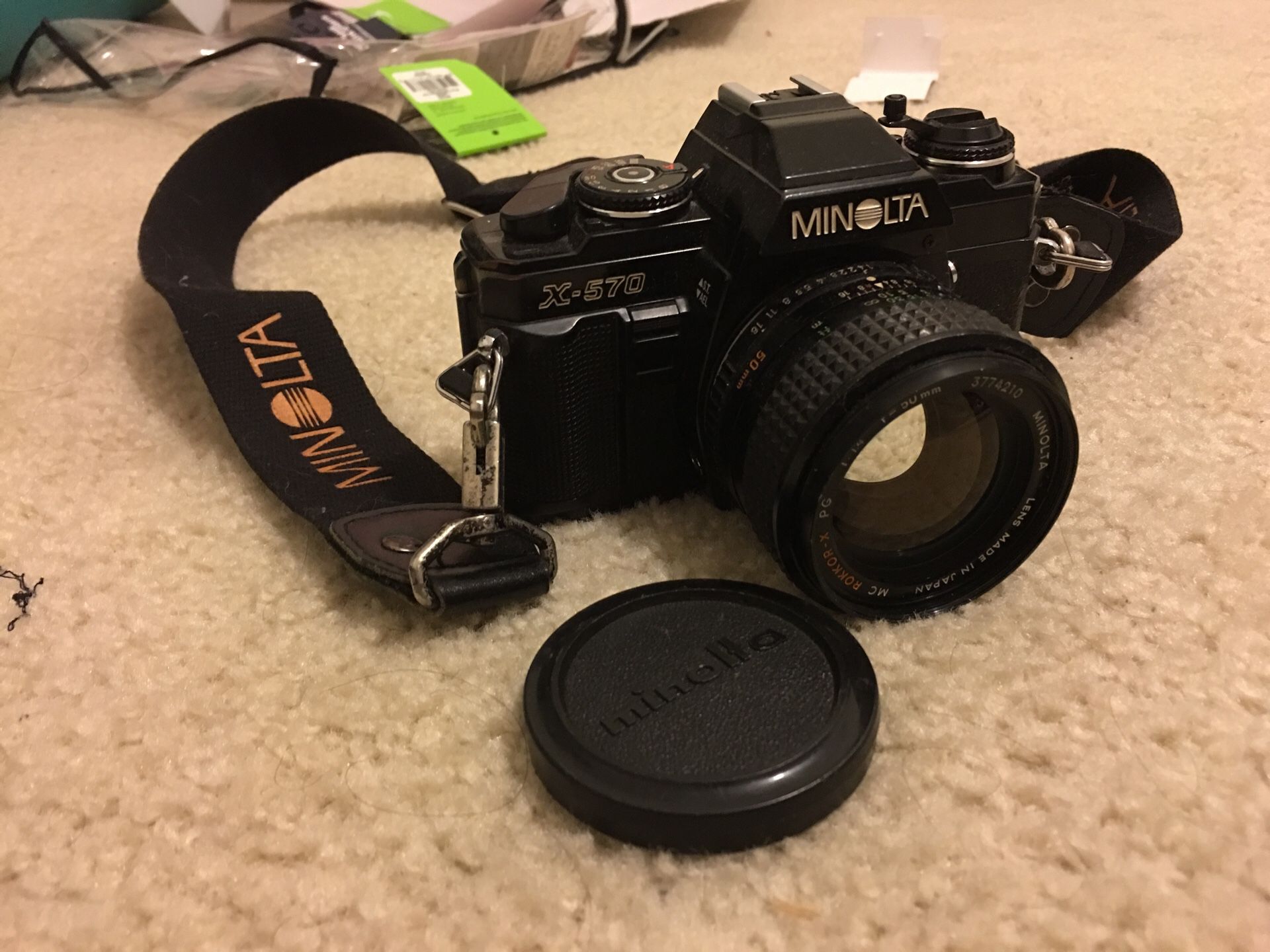 Minolta x-570 film camera