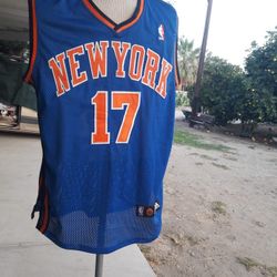 Adidas New York Knicks Lin Jersey Size 2xl All Stitch